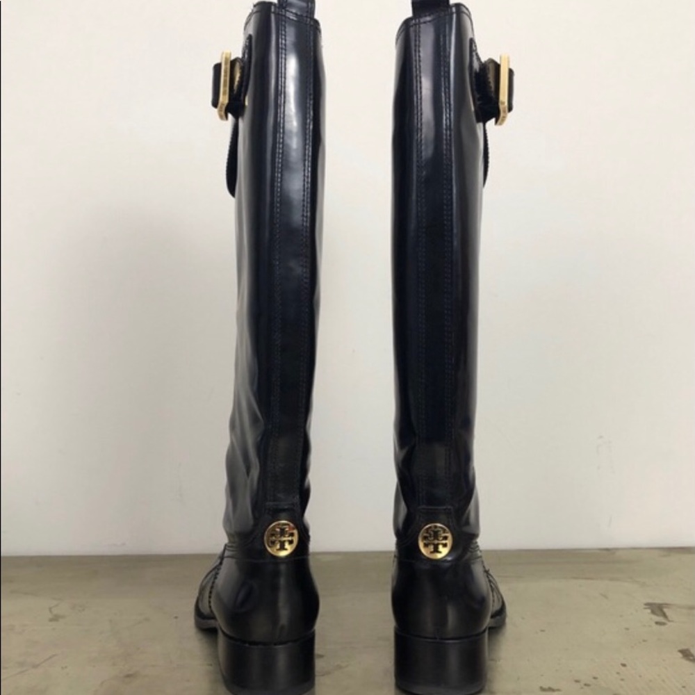 Tory burch leather riding boots